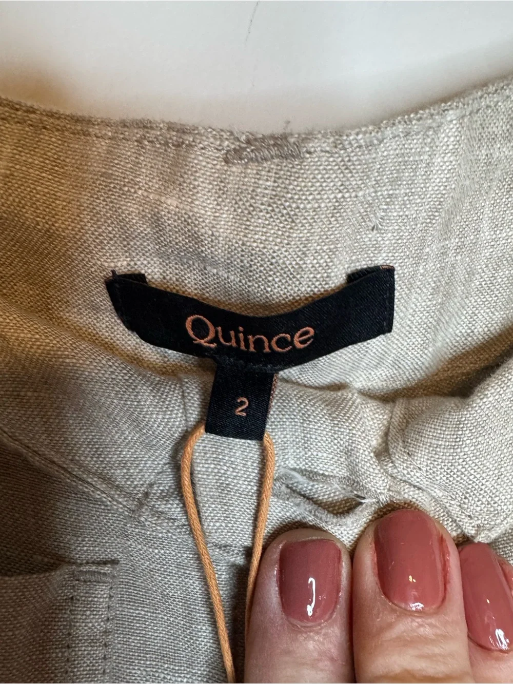 Quince European Style 100% Linen Pants size 2